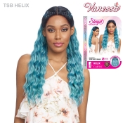 Vanessa Synthetic Slayd Deep Hand Tied Middle Part Lace Wig - TSB HELIX